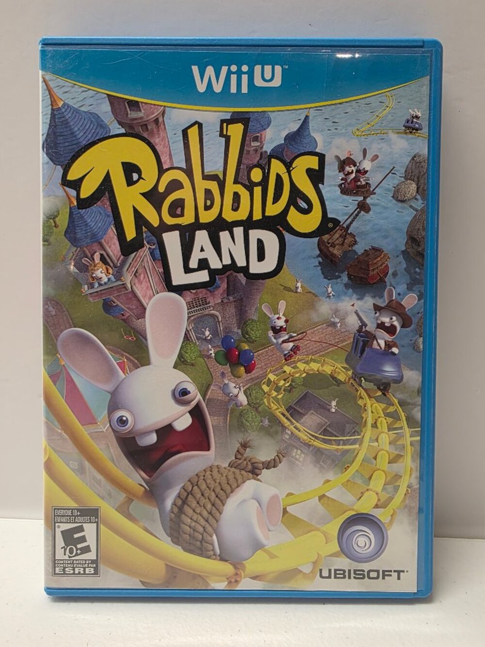 Rabbids Land (Nintendo Wii U, 2012) CIB Manual Included Tested Very Good